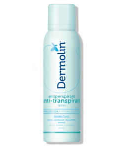 Dermolin - Anti-Transpirant Hypoallergeen Spray - 150 ml.