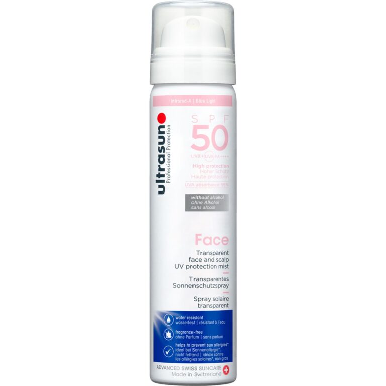Ultrasun - Waterdichte Face & Scalp UV Protection Mist SPF 50 - Spray 75 ml.