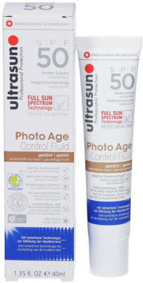 Ultrasun - Waterdichte Photo Age Getint Gevoelige Huid SPF 50 - 40 ml.