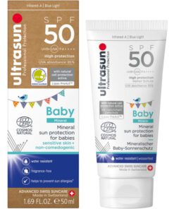 Ultrasun - Waterdichte Minerale Zonbescherming voor Baby's SPF 50 - 100 ml.
