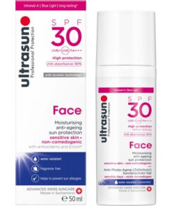 Ultrasun - Face Moisturising Anti-Ageing SPF 30 Sensitive Skin - 50 ml.